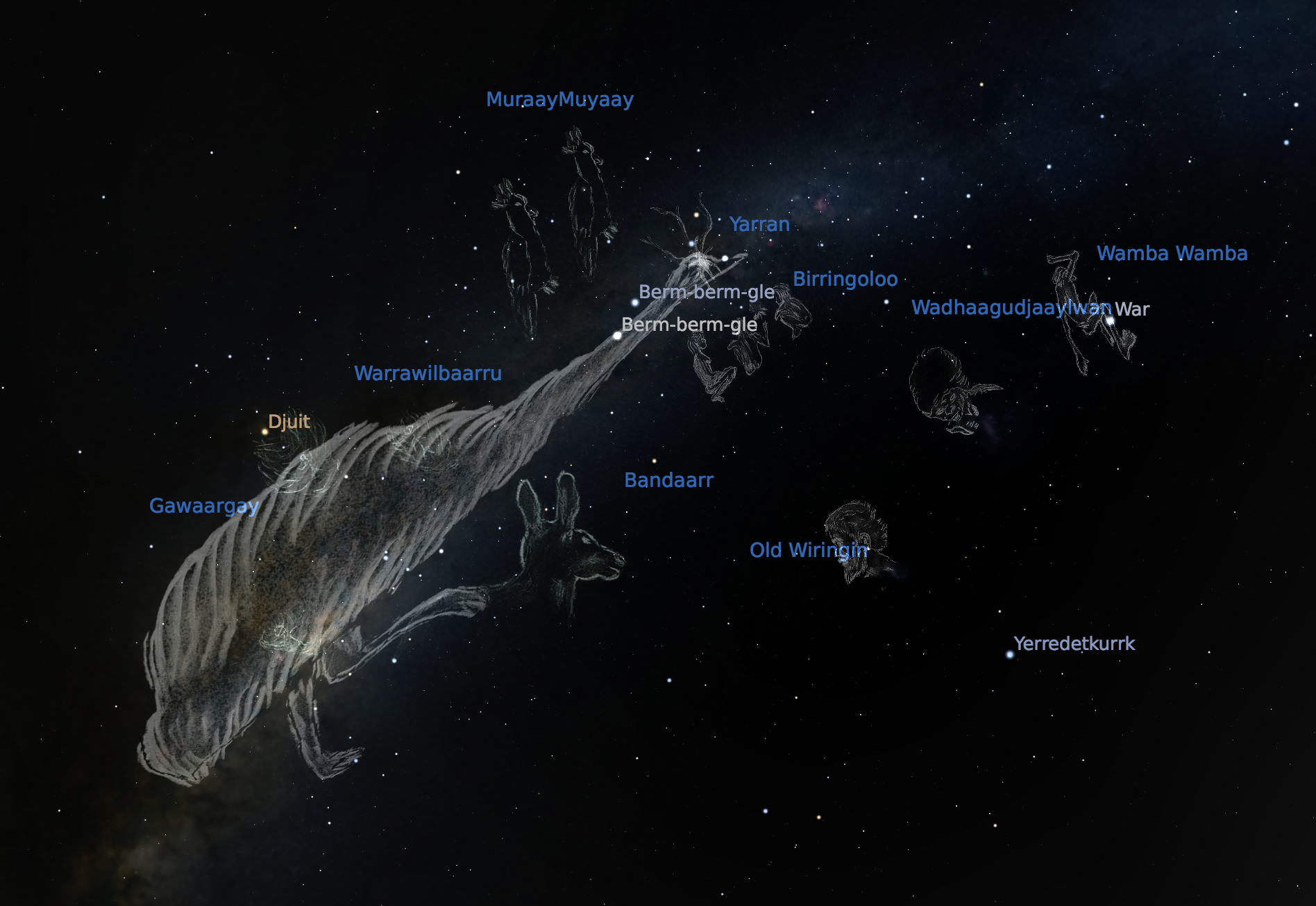 Stellarium Australian Indigenous Astronomy